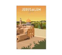 Jerusalem Israel Canvas Poster Bedroom Decor Landscape Office Room Decor Gift 16x24inch(40x60cm)