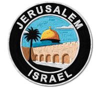 Jerusalem Israel Patch for Clothes - Embroidered Iron on Patch for Backpack Jacket - Fabric Sports Patches for Clothes Souvenirs & Gifts ID45095