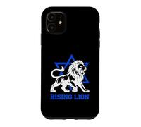 Jerusalem Israel Rising Lion Jewish Star Of David Vintage Case for iPhone 11