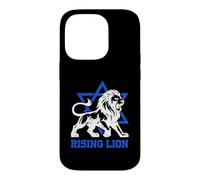 Jerusalem Israel Rising Lion Jewish Star Of David Vintage Case for iPhone 14 Pro