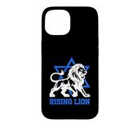 Jerusalem Israel Rising Lion Jewish Star Of David Vintage Case for iPhone 15
