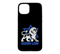Jerusalem Israel Rising Lion Jewish Star Of David Vintage Case for iPhone 15 Plus