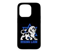 Jerusalem Israel Rising Lion Jewish Star Of David Vintage Case for iPhone 15 Pro