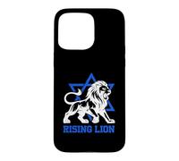 Jerusalem Israel Rising Lion Jewish Star Of David Vintage Case for iPhone 15 Pro Max