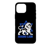 Jerusalem Israel Rising Lion Jewish Star Of David Vintage Case for iPhone 16 Pro Max