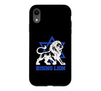 Jerusalem Israel Rising Lion Jewish Star Of David Vintage Case for iPhone XR