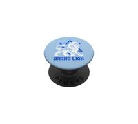 Jerusalem Israel Rising Lion Jewish Star Of David Vintage PopSockets Adhesive PopGrip