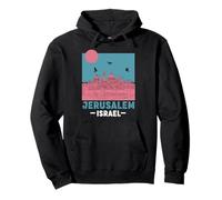 Jerusalem Israel Skyline Jewish Israeli Souvenir Women Men Pullover Hoodie