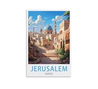 Jerusalem Israel Travel Canvas Art Print Office Family Bedroom Decorative Posters Gift Wall Decor Poster 12x18inch(30x45cm) Unframe