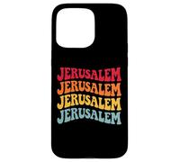Jerusalem Israel Travel Western Wall Temple Mount Case for iPhone 15 Pro Max