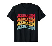 Jerusalem Israel Travel Western Wall Temple Mount T-Shirt