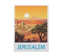 Jerusalem，Jigsaws Puzzles 1000 Pieces Classic Jigsaws Educational Games Toys，Best Gift for Adults and Kids（38x52cm）-FE11