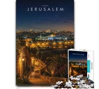 Jerusalem Old City Night Sky Wood Puzzle Challenge, Adults, 1000 Pieces | Puzzle for Adults - clear printed details for easier visual matching over several sessions.