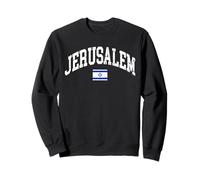Jerusalem Old City Walls Mamilla Mall Dome of The Rock Sweatshirt