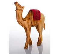 Jerusalem Olive Wood Camel with a Saddle 4.75" high from Bethlehem