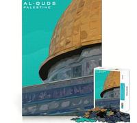 Jerusalem Palestine AlQUDS Jigsaw Puzzles 1000 Pieces for Adults Decompress Game Tight Joint Home Enjoyable (38x52cm)
