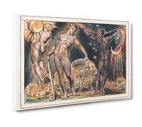 Jerusalem Plate By William Blake Canvas Print | Gallery Wrapped 30mm Frame Wall Art | 20x14 inches | Ready to Hang | Classic Picture | Living Room Bedroom Lounge Office