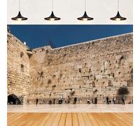 Jerusalem Western Wall Photography Background Israel Ancient Cityscape Historical Site Wailing Wall Old City Backdrop Banner 250x180CM