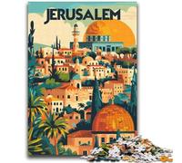 Jerusalems Golden Glow Adult Jigsaws 2000 Pieces Difficult, Family Fun Games Fun at Home Activities, Birthday Present, Travel Gifts 2000pcs(70x100cm)