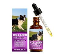 Jeruytgh Dog Joint Supplement, Pet Health Drops, 60ml, Liquid Dog Supplement, Pet Mobility Support, Coat And Paw Care, For Itchy Skin Hip Digestion Hair Care Men Women Family Pets