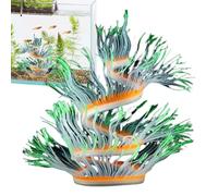 Jeruytgh Fish Tank Decor - Detailed Aquarium Ornament,Adjustable Placement Angles Decor for Indoor Home Room Ambiance