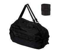 Jeruytgh Foldable Shopping Bag, Heavy Duty Shopping Bag, Large Capacity Tote, Enhanced Portability Design, Abundant Functions, 7.9x6.3cm, For Clothes Food Sports Daily Necessities Market
