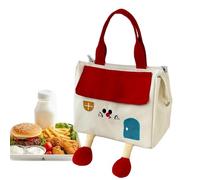 Jeruytgh Lunch Tote Bag for Women,Cartoon Lunch Box Bag for Work | Reusable Pouch Large Tote for Food Fruit Snack Women Girls Boys Kids Outdoor Picnic Travel Office School Camping