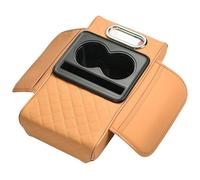 Jeruytgh Middle Console Cover,Waterproof Elastic Cushion with Cup Phone Holder | Center Console Armrest Cover | for Vehicle Truck SUV for Daily Road Trip Travel Camping Long Drive Family Trip