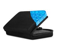 Jerylota Gel Seat Cushion - Portable Airplane Seat Cushion - Gel Grid Design for Ultimate Seating Comfort - Foldable Cushion for Airplane Seats, Camping, Bleachers, Flights, Commute