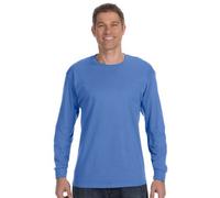 Jerzees 5.6 oz. 50/50 Heavyweight Blend Long-Sleeve T-Shirt Columbia Blue X-Large