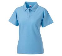 Jerzees Colours Ladies 65/35 Hard Wearing Pique Short Sleeve Polo Shirt (XL) (Sky Blue)