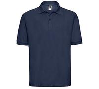 Jerzees Colours Mens 65/35 Hard Wearing Pique Short Sleeve Polo Shirt (L) (French Navy)