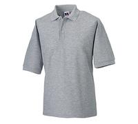 Jerzees Colours Mens 65/35 Hard Wearing Pique Short Sleeve Polo Shirt (L) (Light Oxford)