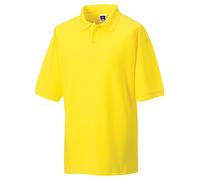 Jerzees Colours Mens 65/35 Hard Wearing Pique Short Sleeve Polo Shirt (L) (Yellow)