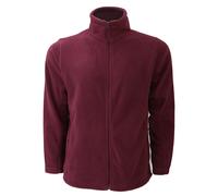 Russell Athletic Mens Full Zip Outdoor Fleece Jacket (Burgundy) - Size Medium