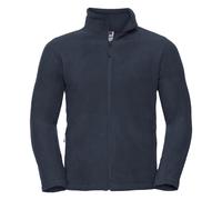 Russell Men's Full Zip Outdoor Fleece Jacket BC575 French Navy Size S