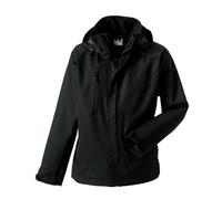 Jerzees Colours Mens Premium Hydraplus 2000 Water Resistant Jacket (2XL) (Black)