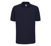 (2XL, French Navy) Russell Mens Ripple Collar & Cuff Short Sleeve Polo Shirt