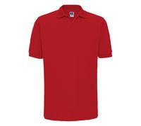 Russell Athletic Mens Ripple Collar & Cuff Short Sleeve Polo Shirt (Classic Red) - Size 2XL
