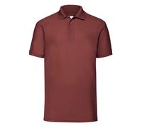 JERZEES Men's Ultimate Cotton Short Sleeve Polo Shirt in Burgundy | Size: 2XL Jerzees Burgundy 2XL
