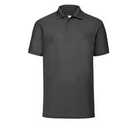 JERZEES Men's Ultimate Cotton Short Sleeve Polo Shirt in Black | Size: XL Jerzees Black XL