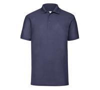 JERZEES Men's Ultimate Cotton Short Sleeve Polo Shirt in Navy | Size: 4XL Jerzees Navy 4XL