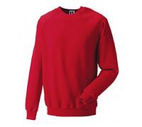 Jerzees Colours Raglan Sweatshirt : Color - Classic Red : Size - M