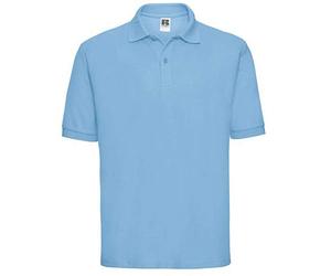 Jerzees Colours Russell Mens Classic Short Sleeve Polycotton Polo Shirt (2XL) (Sky Blue)