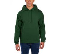 Jerzees Men's Adult Pullover Hooded Sweatshirt, Forest Green, Medium