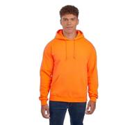 Jerzees Men's Adult Pullover Hooded Sweatshirt X Sizes, Safety Orange, 3X-Large
