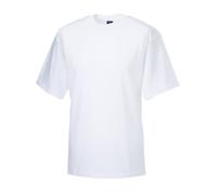 JERZEES Men's Classic Short Sleeve T-Shirt in White | Size: XS Jerzees White XS