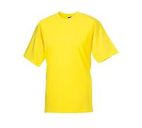 JERZEES Men's Classic Short Sleeve T-Shirt in Yellow | Size: 2XL Jerzees Yellow 2XL