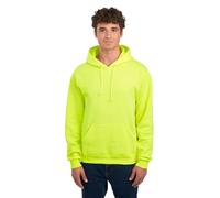 Jerzees Men's Fleece Pullover Hooded Sweatshirt, Hoodie-Safety Green, Large