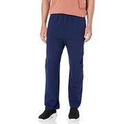 Jerzees Men's Fleece Sweatpants, Open Bottom-Navy, Large